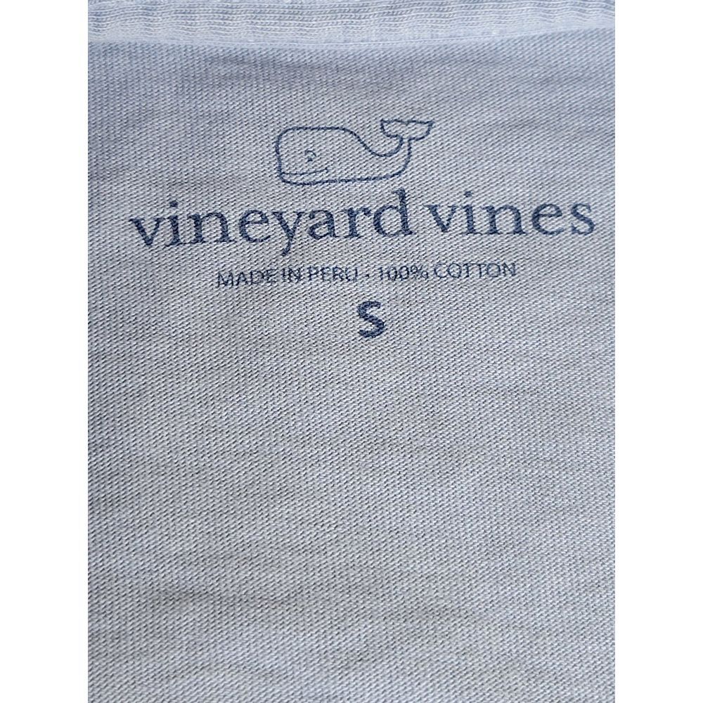 Vineyard Vines‎ Men's SM Blue Long-sleeved Thanksgiving Pocket Tee RN134578 - Picture 8 of 11